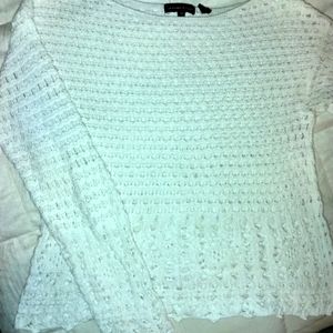 Jeanne Pierre, sized medium, women's crochet sweater